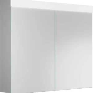 Offre Limitée Armoire de toilette Keller Puro 2.0 LED Couleur d‘argent Couleur de lumière réglable en continu 2700-6500 K